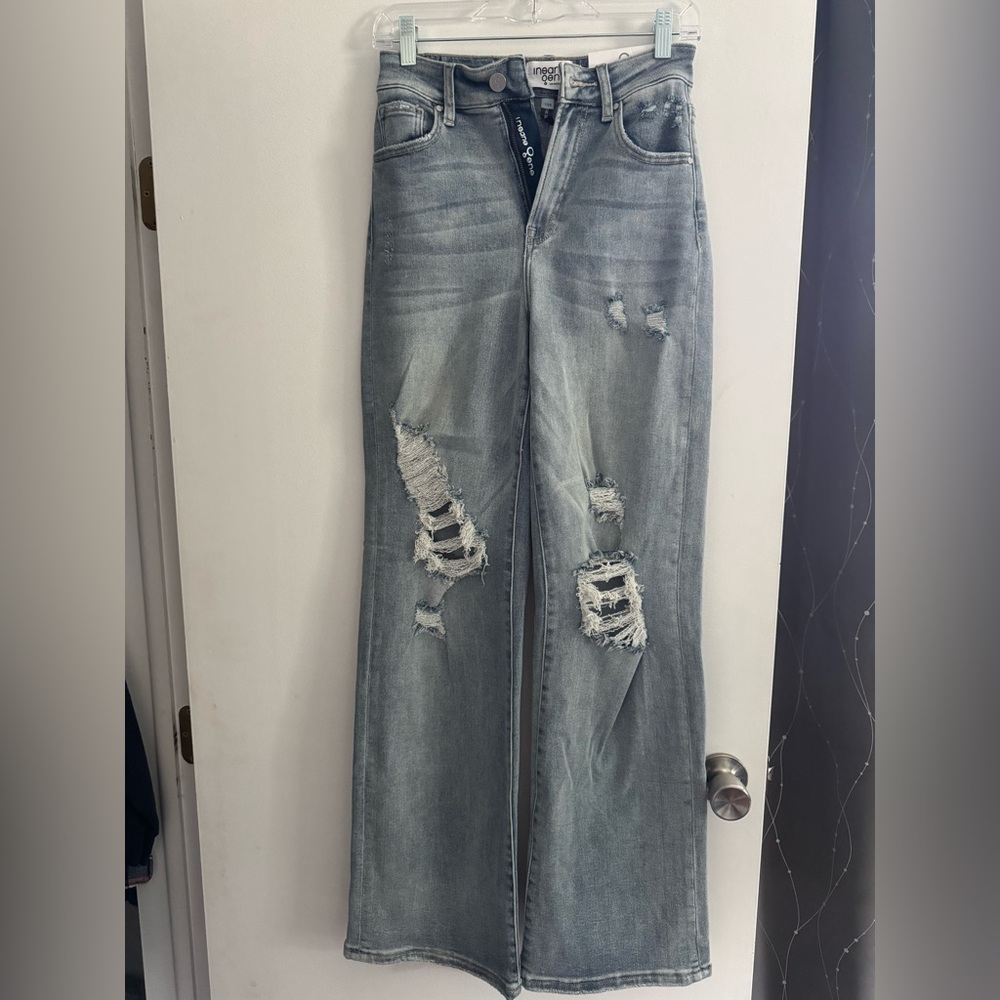 Distressed Light Blue Women's Jeans